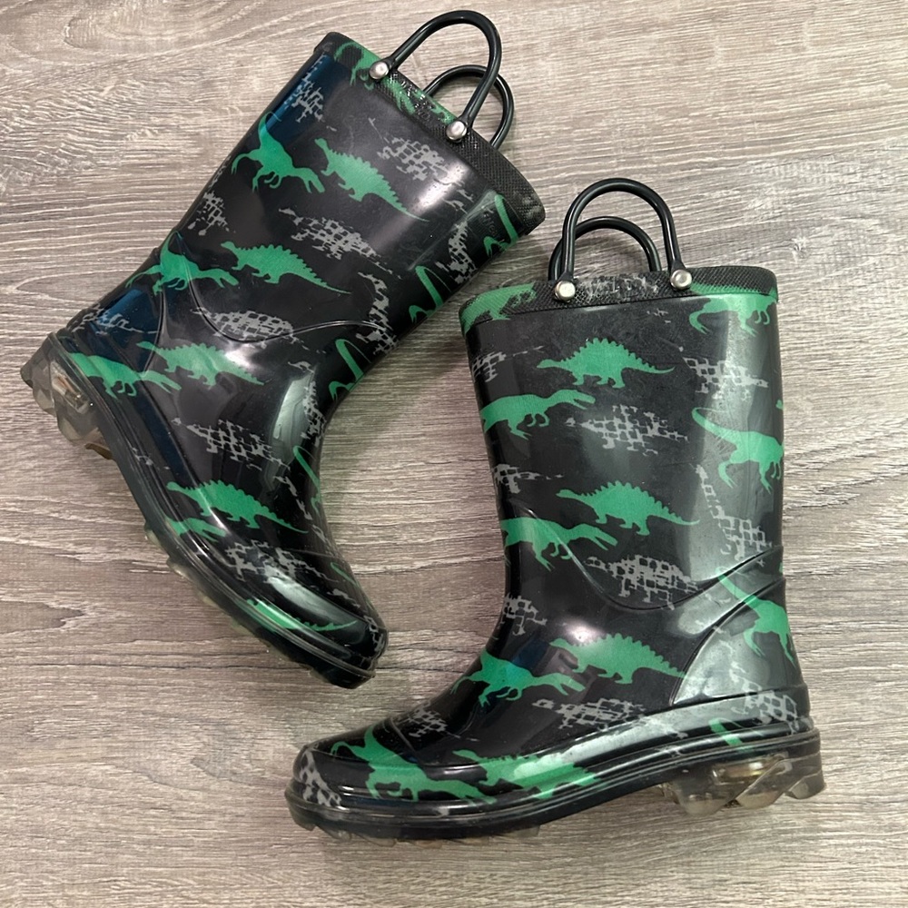 Dinosaur Themed Rain Boots